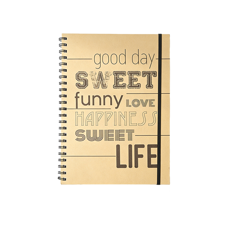 美国复古风格线圈笔记本